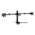 Equip 650125 17"-27" Dreifach-Gelenk-Monitor/LCD-Tischfußhalterung - 21 kg - 43,2 cm (17") - 68,6 cm (27") - 75 x 75 mm - 100 x 100 mm - Schwarz