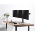 Equip 650125 17"-27" Dreifach-Gelenk-Monitor/LCD-Tischfußhalterung - 21 kg - 43,2 cm (17") - 68,6 cm (27") - 75 x 75 mm - 100 x 100 mm - Schwarz