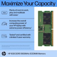 HP DDR5 - Modul - 8 GB - SO DIMM 262-PIN - 5600 MHz/PC5-44800