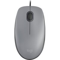 Logitech M110, Beidhändig, Optisch, USB Typ-A, 1000...