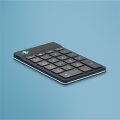 R-Go Tastatur R-Go Numpad Break - ergonomischer Ziffernblock mit Pausensoftware - bluetooth - schwarz - Bluetooth - Universal - 1,5 m - Schwarz