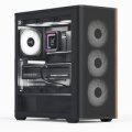 AEROCOOL ADVANCED TECHNOLOGIES Geh Midi D501A-G-BK-v2 B/Wood/ATX - Midi/Minitower - ATX