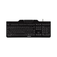 Cherry KC 1000 SC, Volle Größe (100%), Kabelgebunden, USB, QWERTZ, Schwarz