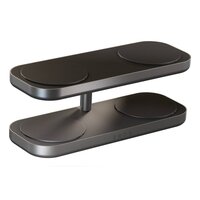 Zens Aluminium Series Quattro Wireless Charger Pro 4 mit Netzteil 65W| 4x 15W| Qi2|