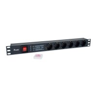 Equip Steckdosenleiste 19" 1HE 6fach mit Schuko+...