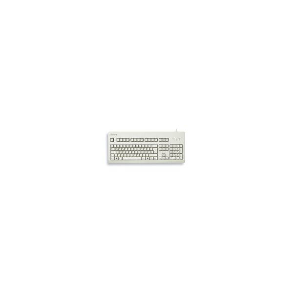 Cherry Classic Line G80-3000 - Tastatur - Laser - 105 Tasten QWERTZ - Schwarz, Grau