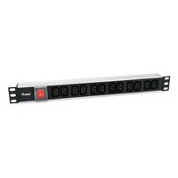 Equip Steckdosenleiste 19" 1HE 12fach mit Schuko+...