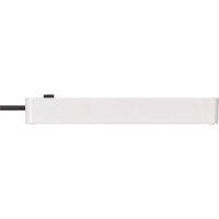 Brennenstuhl 1153260020 - 1,5 m - IP20 - Schwarz - Weiß - 6 AC-Ausgänge - 350 mm - 70 mm