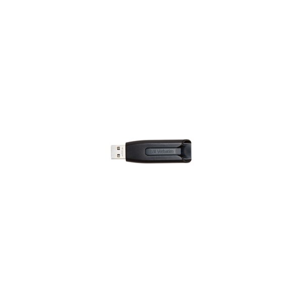 Verbatim V3 - USB 3.0-Stick 128 GB - Schwarz - 128 GB - USB Typ-A - 3.2 Gen 1 (3.1 Gen 1) - 80 MB/s - Dia - Schwarz