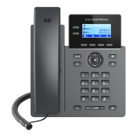 Grandstream GRP2602P - IP-Telefon - Schwarz - Kabelloses Mobilteil - 2 Zeilen - 2000 Eintragungen - LCD