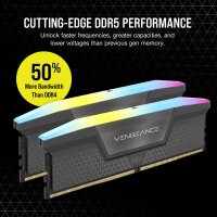 Corsair CMH32GX5M2B5600Z36K, 32 GB, 2 x 16 GB, DDR5, 5600 MHz, 288-pin DIMM, Grau
