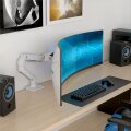 Ergotron HX Arm With Very Heavy Duty Pivot Desk M