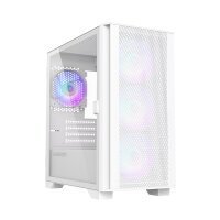 MONTECH Air 100 ARGB, Mini Tower, PC, Weiß, micro...