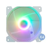 MONTECH Air 100 ARGB, Mini Tower, PC, Weiß, micro...