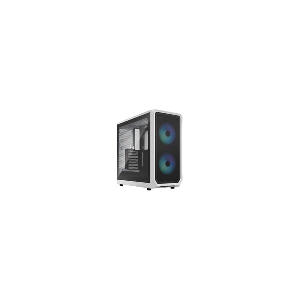 Fractal Design Focus 2 - PC - Weiß - ATX - micro ATX - Mini-ITX - Stahl - Gehärtetes Glas - Multi - Taschenlüfter