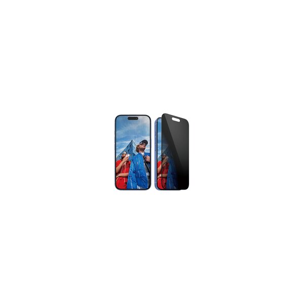 PanzerGlass Privacy Displayschutz für iPhone 16 & 15 - Ultra-Wide Fit