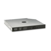 HP Slim-SuperMulti-DVD-Brenner, 9,5 mm, Schwarz, Metallisch, Ablage, Horizontal, Desktop, DVD Super Multi, SATA