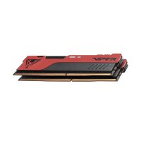 PATRIOT Memory Viper Elite PVE2432G320C8K, 32 GB, 2 x 16 GB, DDR4, 3200 MHz, 288-pin DIMM, Schwarz, Rot