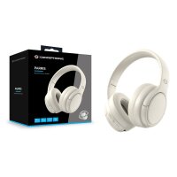 Conceptronic PARRIS03C Bluetooth-Stereo-Headset, Verkabelt & Kabellos, Musik, 20 - 20000 Hz, 198,5 g, Kopfhörer, Cremefarben