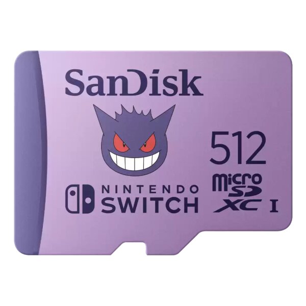 SanDisk SDSQXAO-512G-GN6ZK, 512 GB, MicroSDXC, 100 MB/s, 90 MB/s, Class 3 (U3), V30