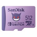 SanDisk SDSQXAO-512G-GN6ZK, 512 GB, MicroSDXC, 100 MB/s, 90 MB/s, Class 3 (U3), V30