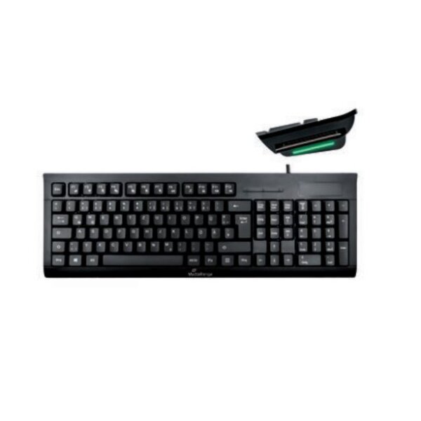 MEDIARANGE MROS114 - Volle Größe (100%) - Kabelgebunden - USB - QWERTZ - Schwarz