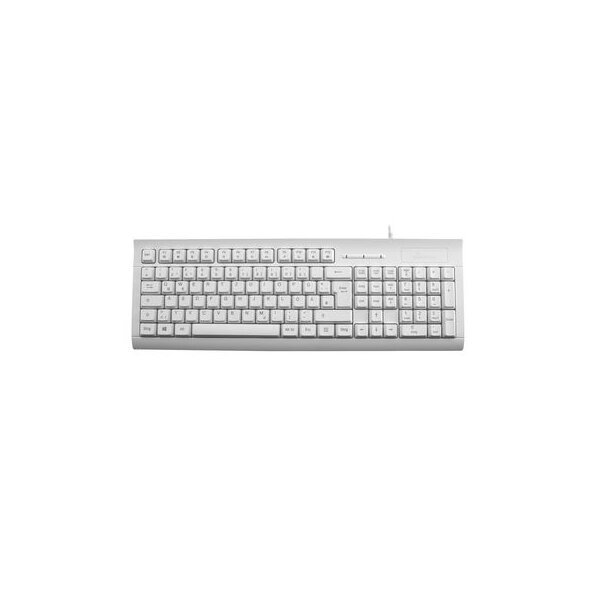 MEDIARANGE MROS116 - Volle Größe (100%) - Kabelgebunden - USB - QWERTZ - Weiß