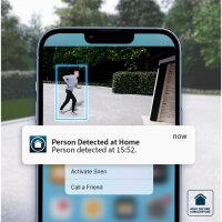ARLO Ultra 2 Überwachungskamera außen, 4er Set schwarz, IP-Sicherheitskamera, Innen & Außen, Kabellos, 6500 K, 2400 MHz, FCC, IC, CE