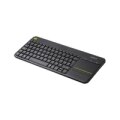 Logitech K400 Plus - Mini - Kabellos - RF Wireless - QWERTZ - Schwarz