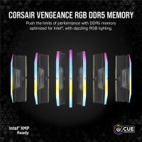 Corsair Vengeance RGB CMH32GX5M2B6000C36, 32 GB, 2 x 16...