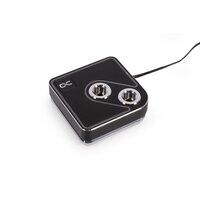 Alphacool Core 1 Aurora schwarz, Wasserblock, Messing, Kupfer, Schwarz, LGA 1700, Socket AM4, Buchse AM5, 3-Pin JST, 1/4"
