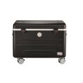 PARAT Case N10, Multimedia-Wagen, Schwarz, Acrylnitril-Butadien-Styrol (ABS), Aluminium, Schaum, Laptop, 39,6 cm (15.6"), 2 Schublade(n)