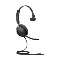 Jabra Evolve2 40 SE - Kabelgebunden - Anrufe/Musik - 20 - 20000 Hz - 113 g - Kopfhörer - Schwarz