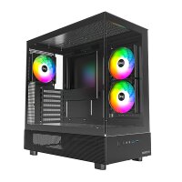 MONTECH XR, Tower, PC, Schwarz, ATX, micro ATX, Mini-ITX,...