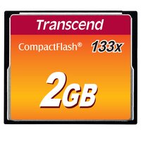 Transcend TS2GCF133, 2 GB, Kompaktflash, MLC, 50 MB/s, 20 MB/s, Schwarz