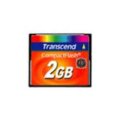 Transcend TS2GCF133 - 2 GB - Kompaktflash - MLC - 50 MB/s - 20 MB/s - Schwarz