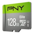 PNY Elite - 128 GB - MicroSDXC - Klasse 10 - UHS-I - Class 1 (U1) - V10