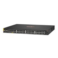 HPE Aruba Networking CX 6100 48G Class4 PoE 4SFP+ 740W, Managed, L3, Gigabit Ethernet (10/100/1000), Power over Ethernet (PoE), Rack-Einbau, Wandmontage