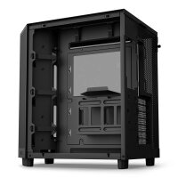 NZXT H6 Flow RGB - Midi Tower - PC - Schwarz - ATX - micro ATX - Mini-ITX - Stahl - Gehärtetes Glas - Blau - Grün - Rot