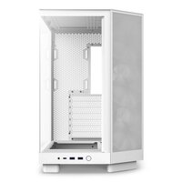 NZXT H6 Flow RGB - Midi Tower - PC - Weiß - ATX - micro ATX - Mini-ITX - Stahl - Gehärtetes Glas - Blau - Grün - Rot