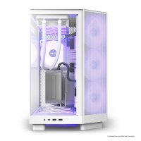 NZXT H6 Air Flow, Midi Tower, PC, Weiß, ATX, micro...