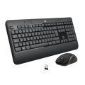 Logitech 920-008677 - Kabellos - RF Wireless - Membran Key Switch - QWERTZ - Schwarz - Weiß - Maus enthalten