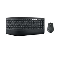 Logitech 920-008223 - Volle Größe (100%) - Kabellos - RF Wireless + Bluetooth - QWERTZ - Schwarz - Maus enthalten