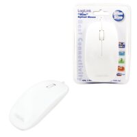LogiLink ID0062, Optisch, USB Typ-A, 1000 DPI, Weiß