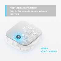 TP-LINK Tapo Intelligenter Temperatur- und Luftfeuchtigkeitssensor - CR2450 - 2 Jahr(e) - 46 mm - 12,3 mm - 46 mm - 66 mm