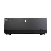 SilverStone Grandia GD07, HTPC, PC, Schwarz, ATX, EATX, micro ATX, SSI CEB, SSI EEB, Aluminium, Stahl, Heimbüro