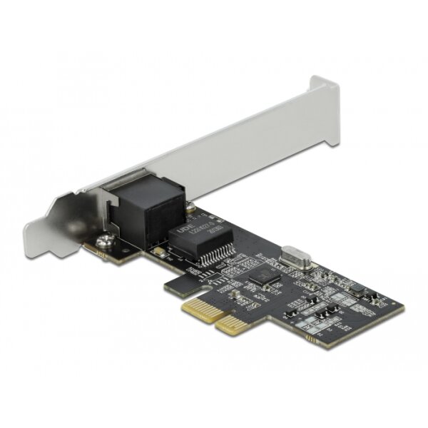 Delock PCI Express x1 Karte 1 x RJ45 2,5 Gigabit LAN RTL8125 - Eingebaut - Kabelgebunden - PCI Express - Ethernet - 2500 Mbit/s
