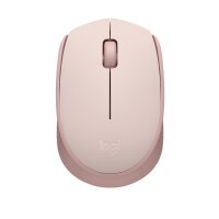 Logitech M171, Beidhändig, Optisch, RF Wireless, Pink