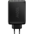 Goobay USB-C PD Multiport-Schnellladegerät 100 W schwarz