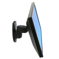 Ergotron 200 Series Wall Mount Pivot - 11,3 kg - 61 cm (24") - 75 x 75 mm - 100 x 100 mm - Schwarz